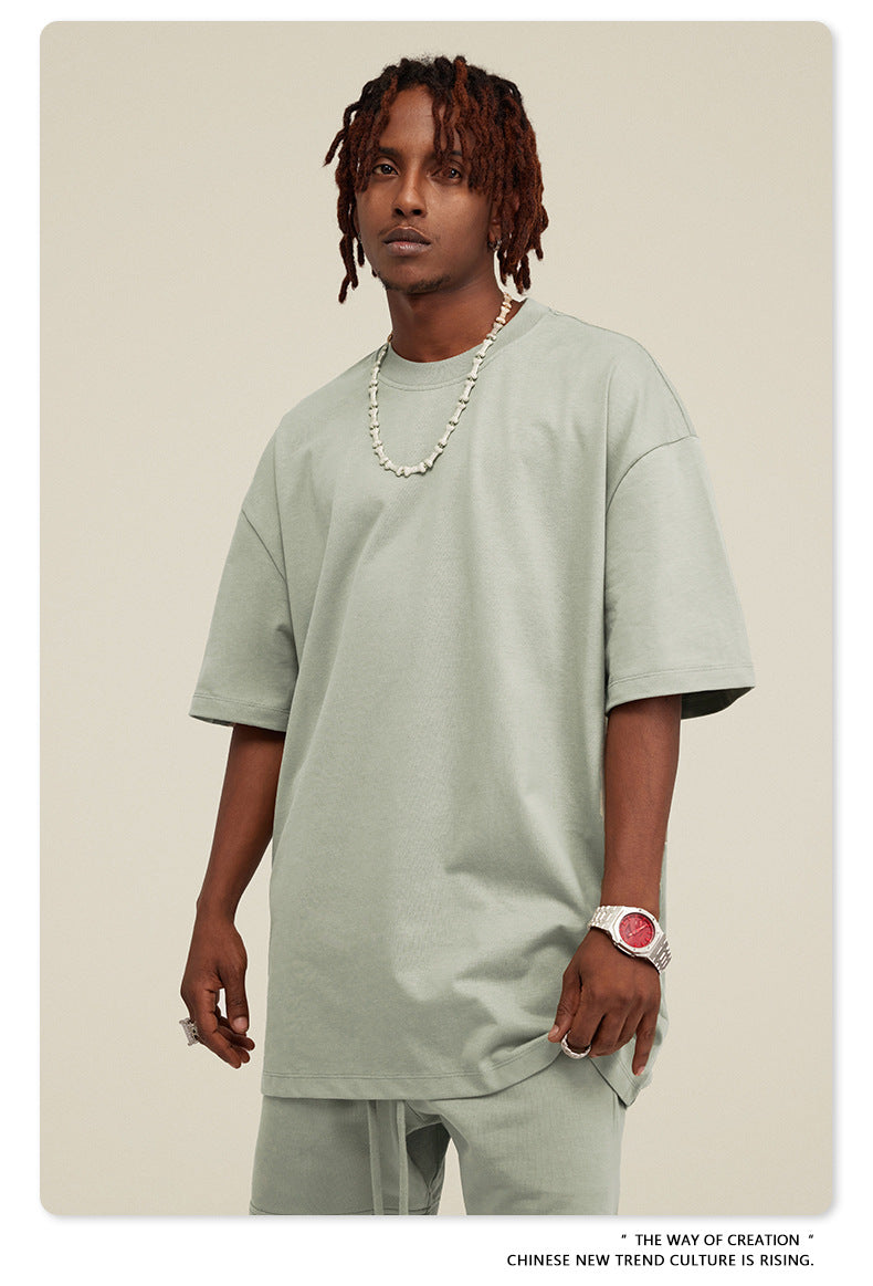 Yaviora Summer American Style Solid Color Loose T-Shirt