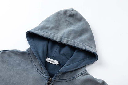 YAVIORA Abzeichen-Druck-Kapuzenpullover