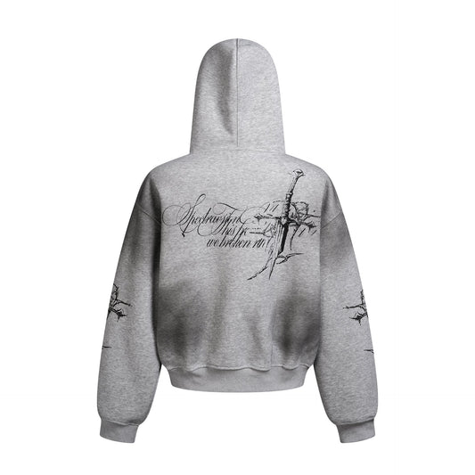 YAVIORA Cross Dyed Hoodie