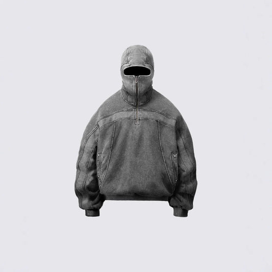 YAVIORA Full-Face Zip Hoodie