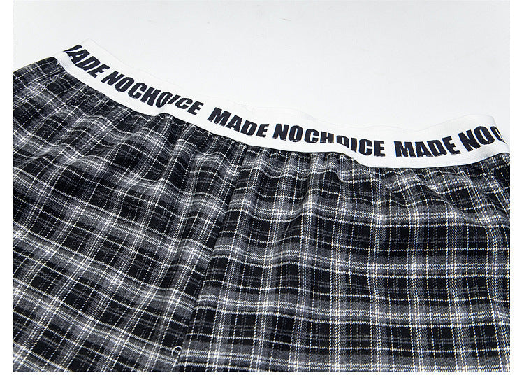 YAVIORA Plaid Straight Pants