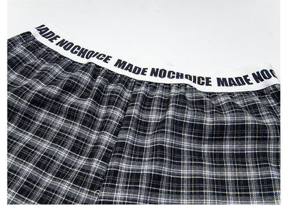 YAVIORA Plaid Straight Pants