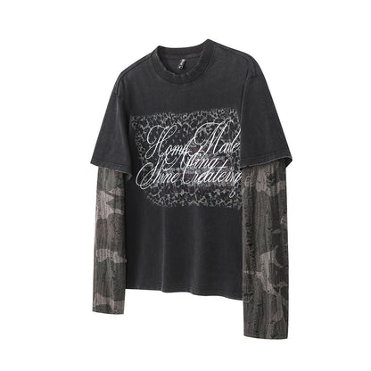 YAVIORA Distressed Layered Longsleeve