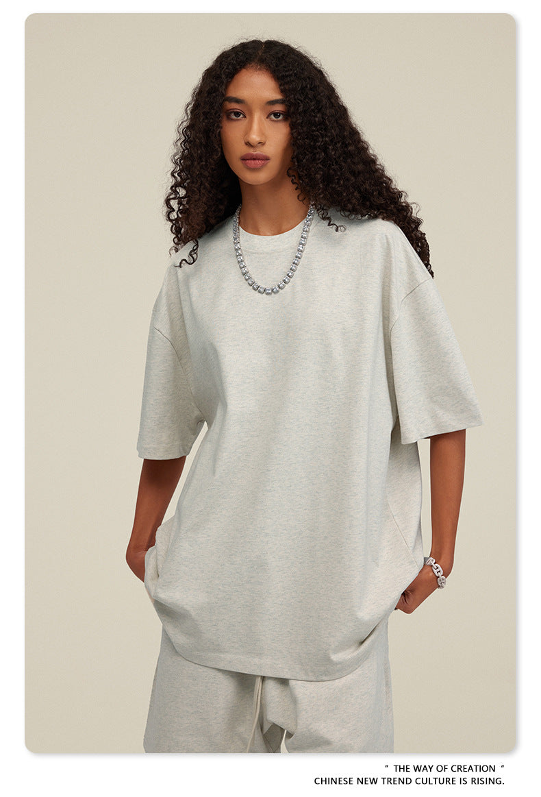 Yaviora Summer American Style Solid Color Loose T-Shirt