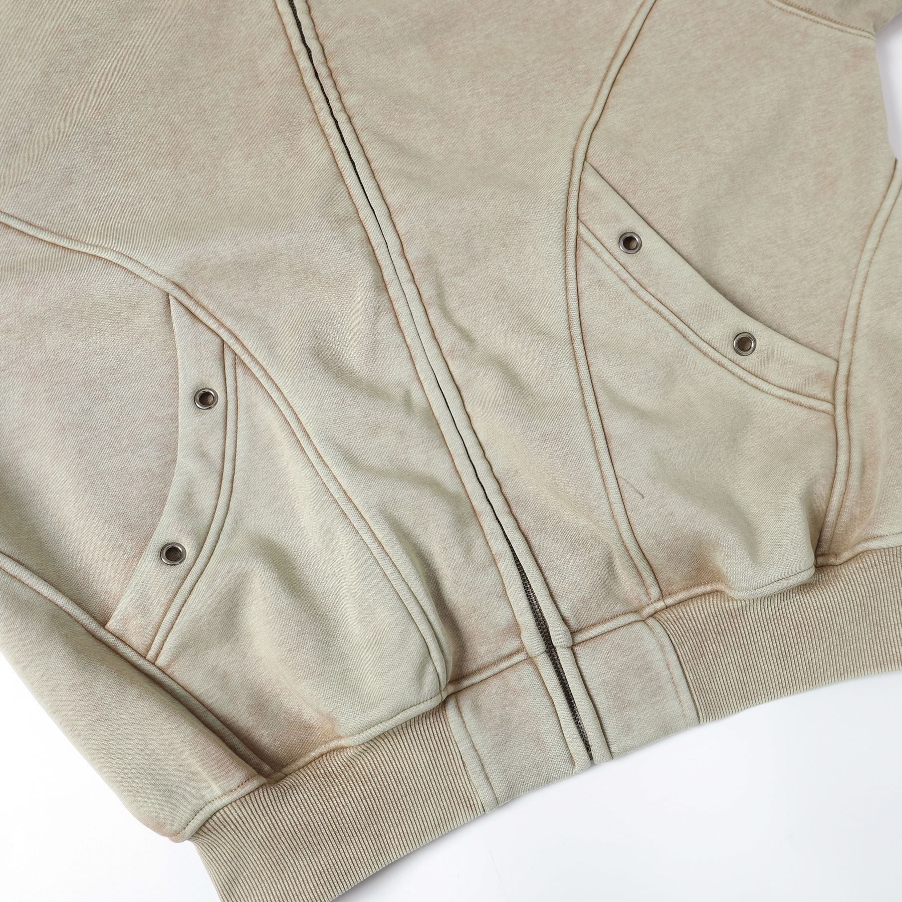 YAVIORA Wasteland Washed Zip-Up Sweatshirt