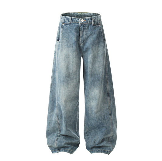 YAVIORA Tie-Dye Deconstructed Jeans