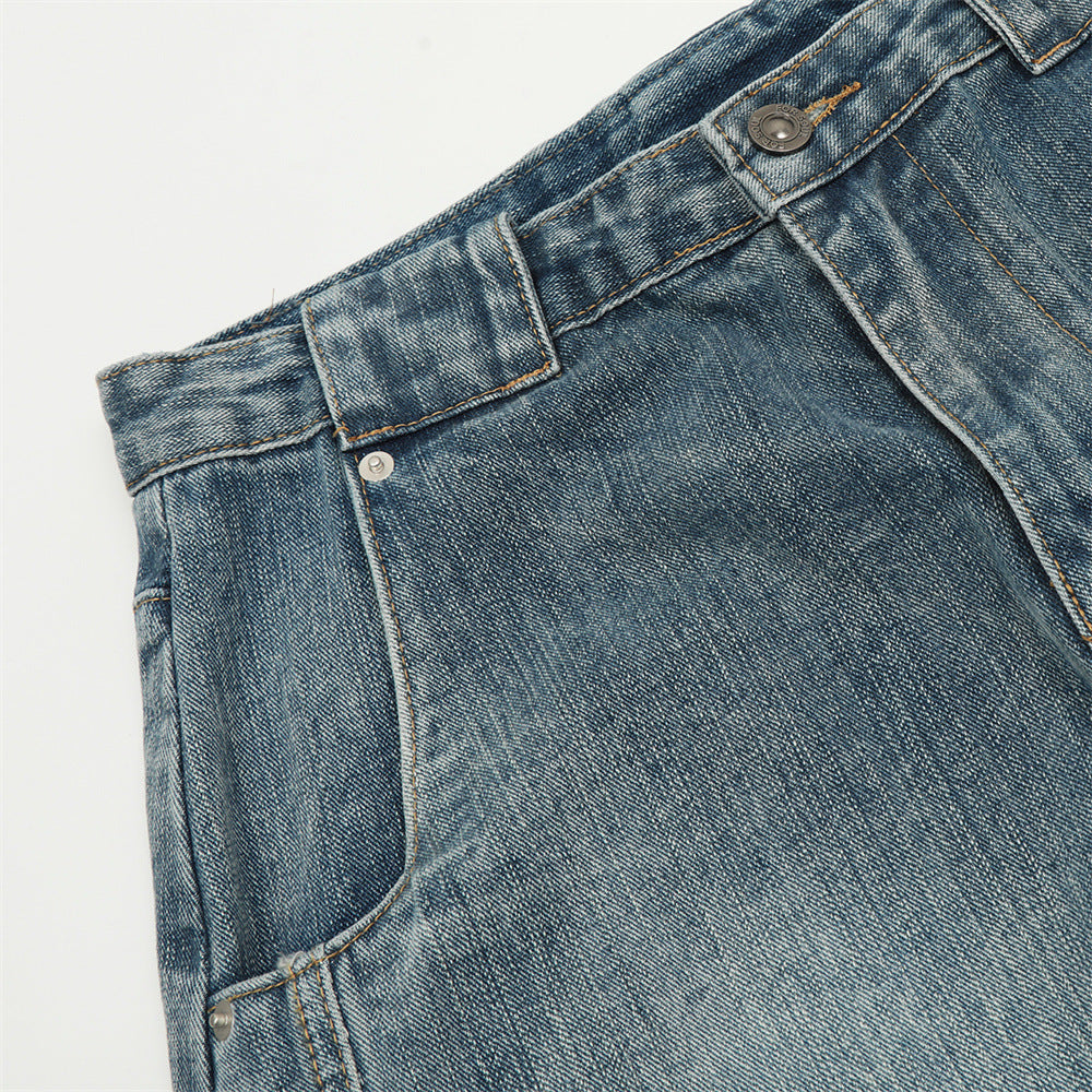 YAVIORA Deconstructed Denim Pants