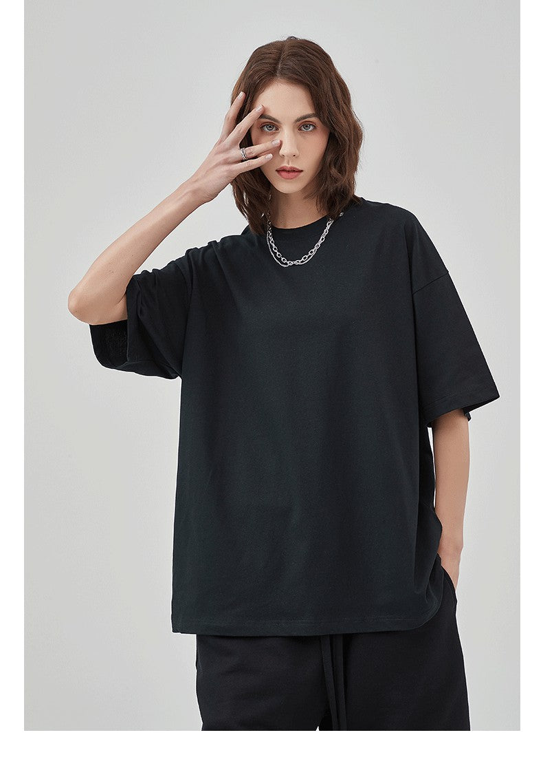 Yaviora 230G Double Yarn Pure Cotton Short-Sleeve T-Shirt