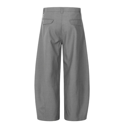 YAVIORA Pleated Curved Pants