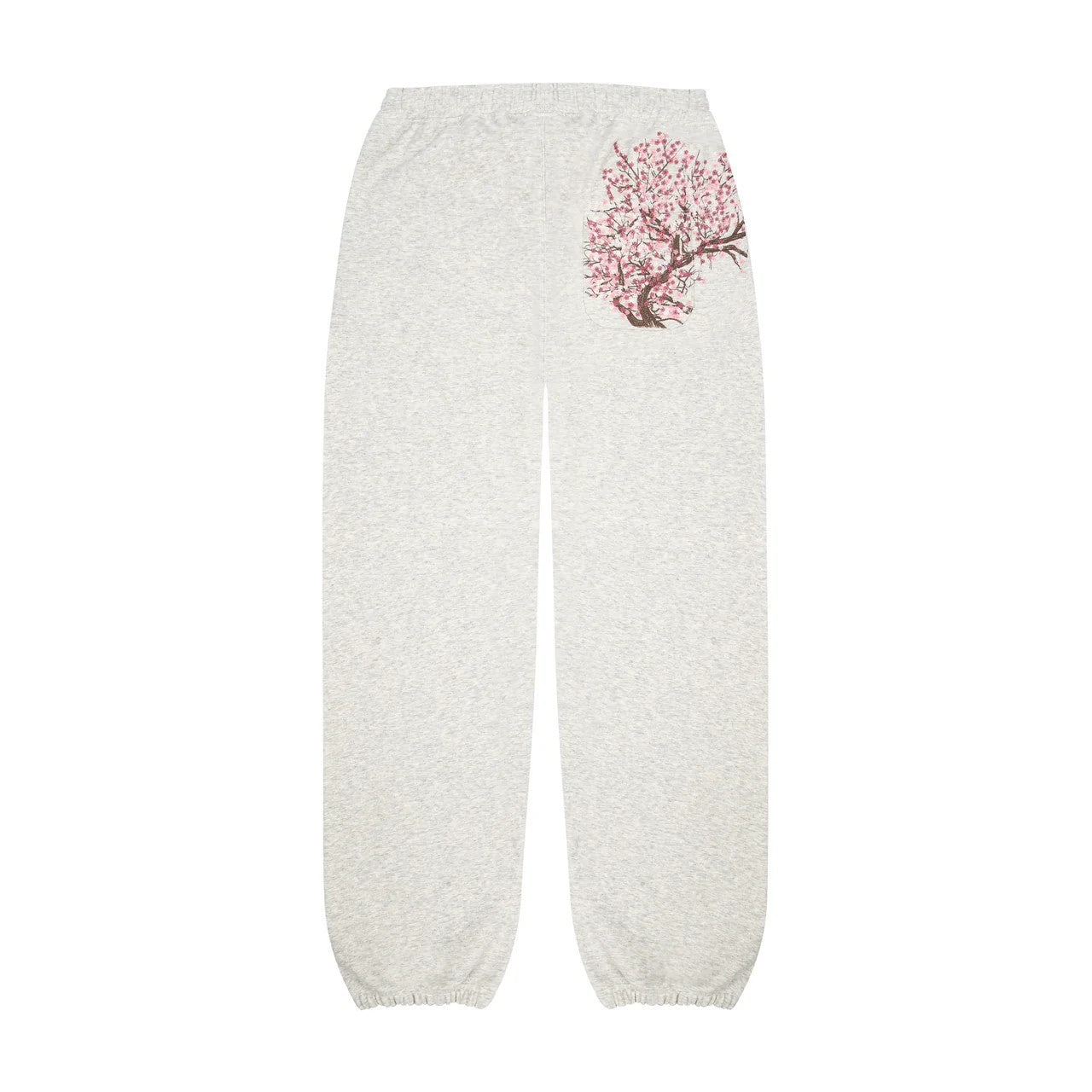 Retro Straight-leg Jeans with Plum Blossom Embroidery