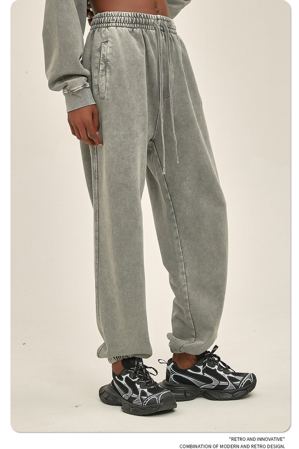 Yaviora Batik Distressed Loose Fit Trousers