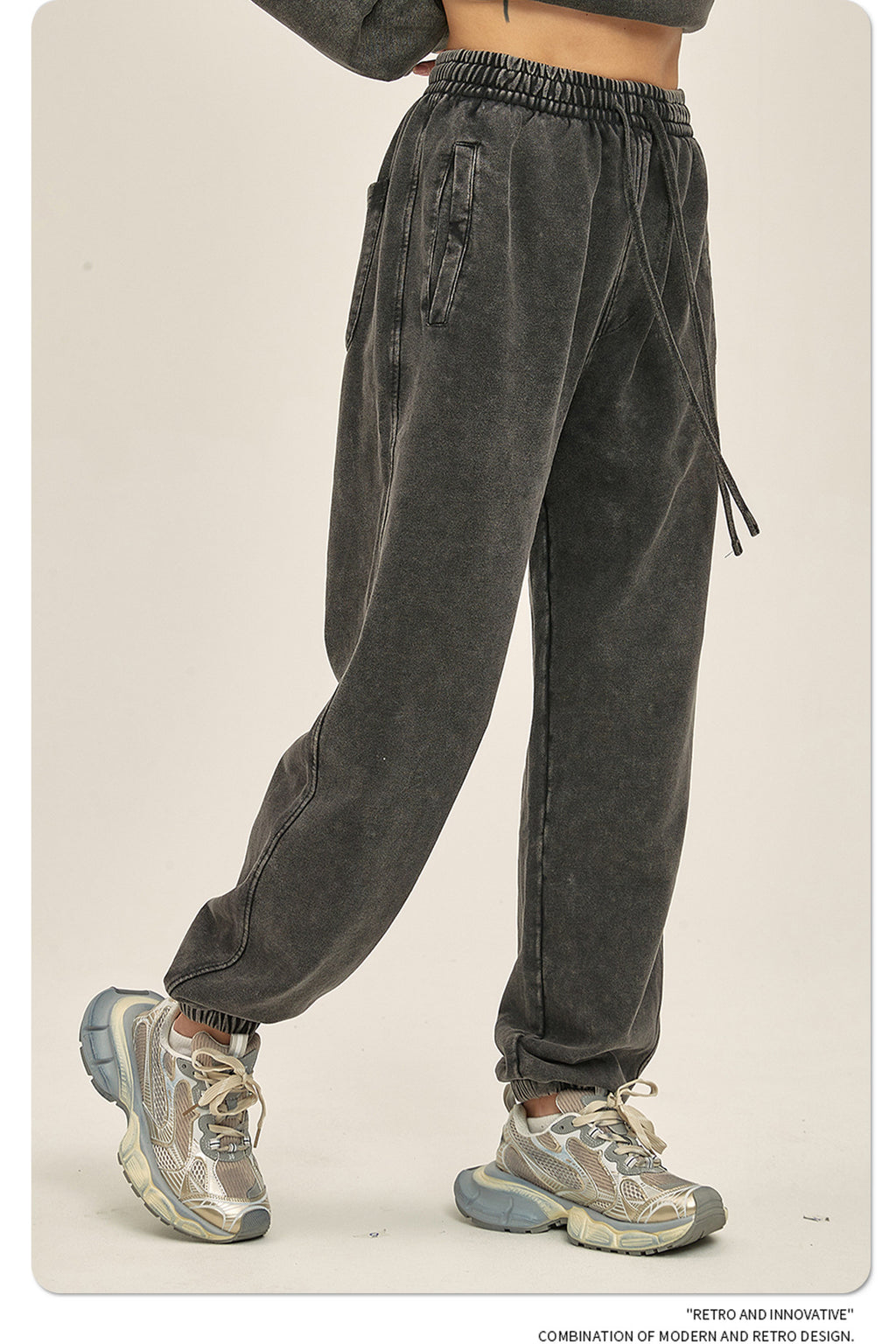 Yaviora Batik Distressed Loose Fit Trousers