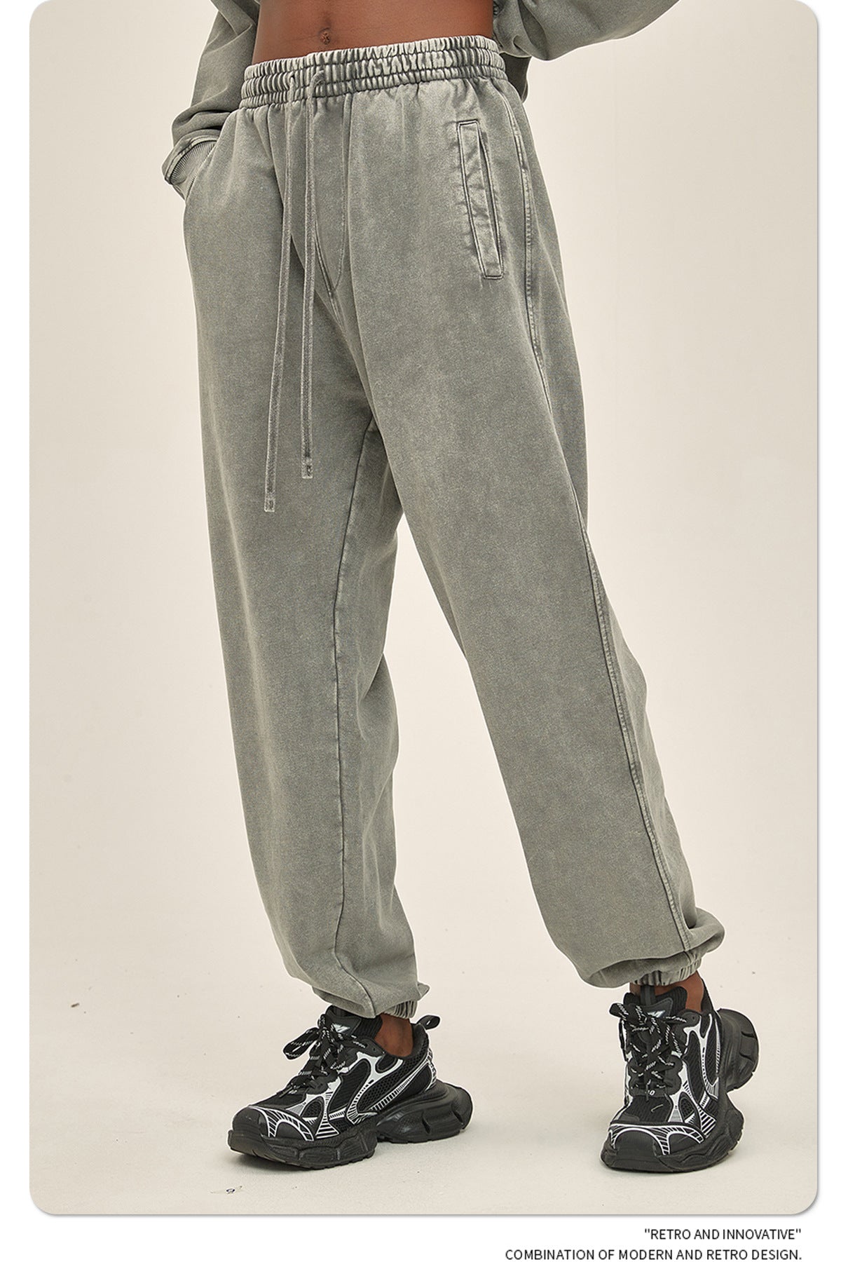 Yaviora Batik Distressed Loose Fit Trousers