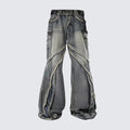 YAVIORA Destroyed Frayed Jeans