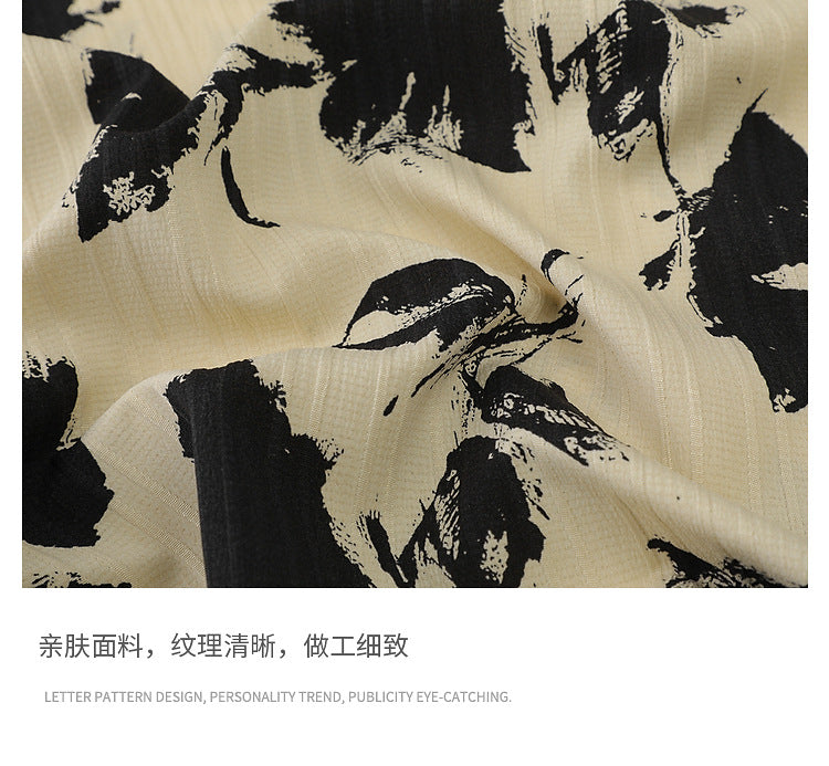 Yaviora Vintage Floral Print Shirt