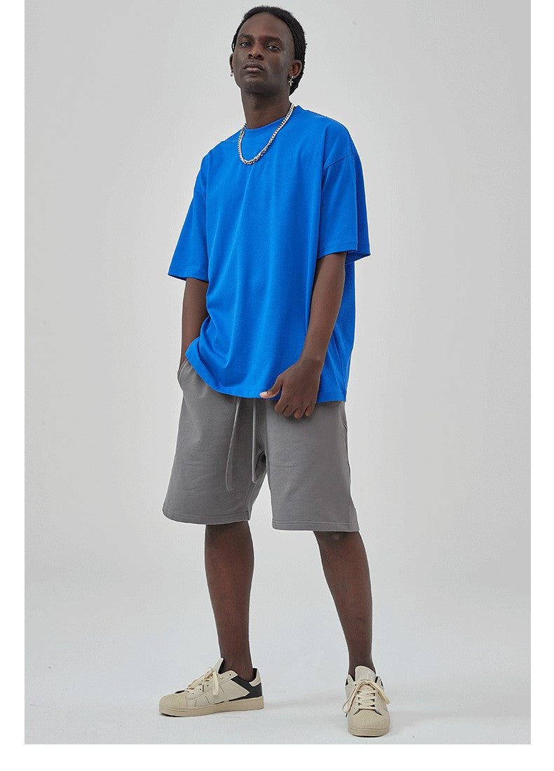 Yaviora 230G Double Yarn Pure Cotton Short-Sleeve T-Shirt