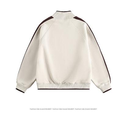 YAVIORA Gestreifte College-Jacke