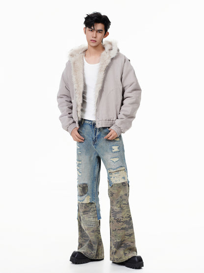 YAVIORA Eagle Hooded Puffer