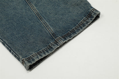 YAVIORA Distressed Curved Jeans