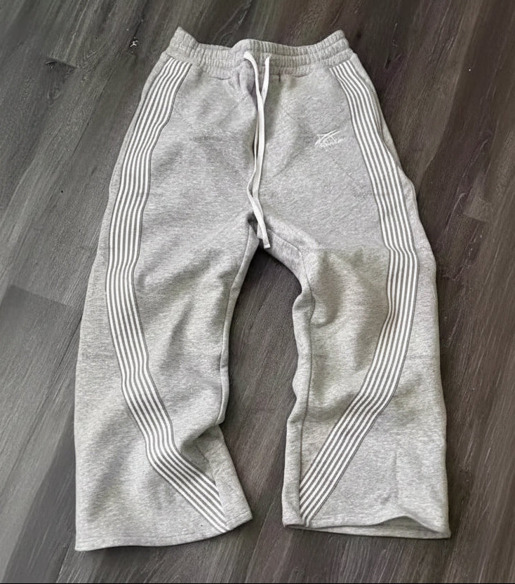 Y2K American style striped casual street hip-hop trousers