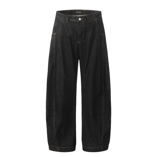 YAVIORA Contrast Stitch Jeans