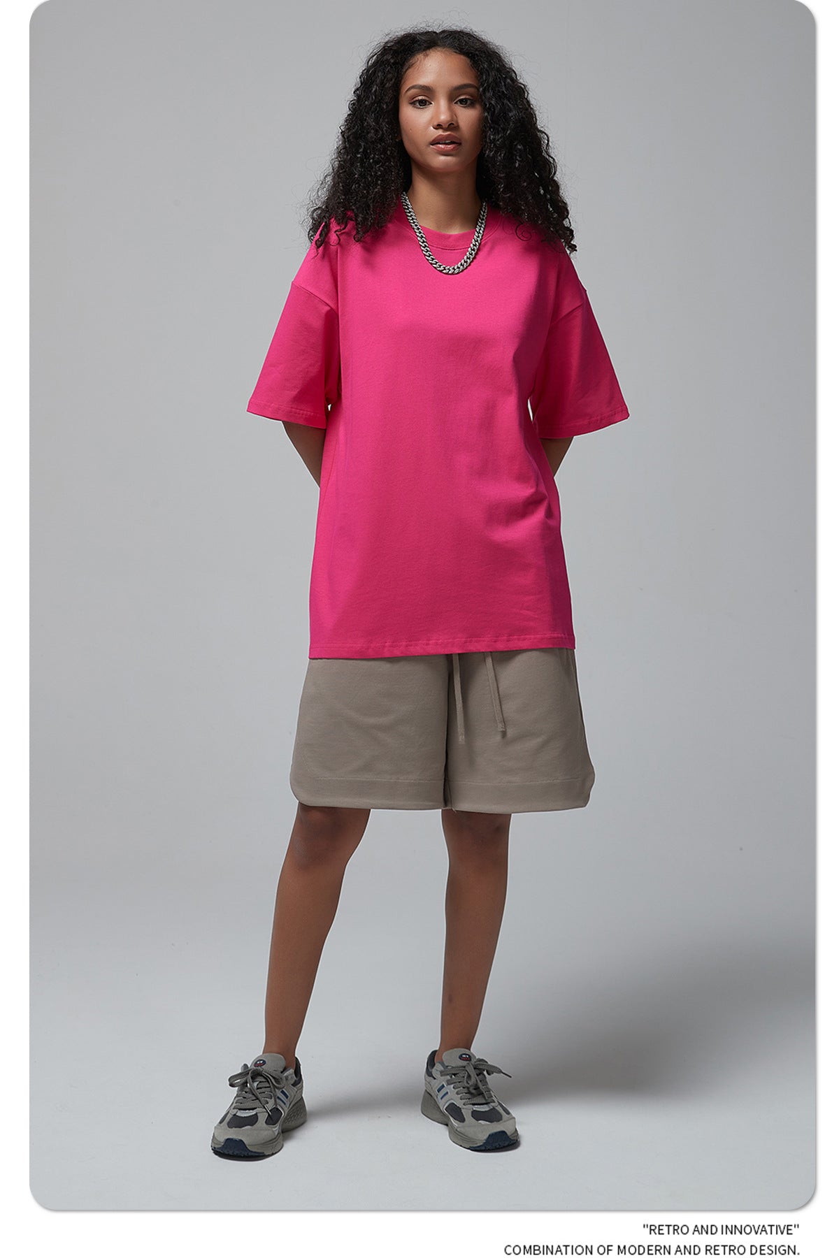 Yaviora 230G Double Yarn Pure Cotton Short-Sleeve T-Shirt