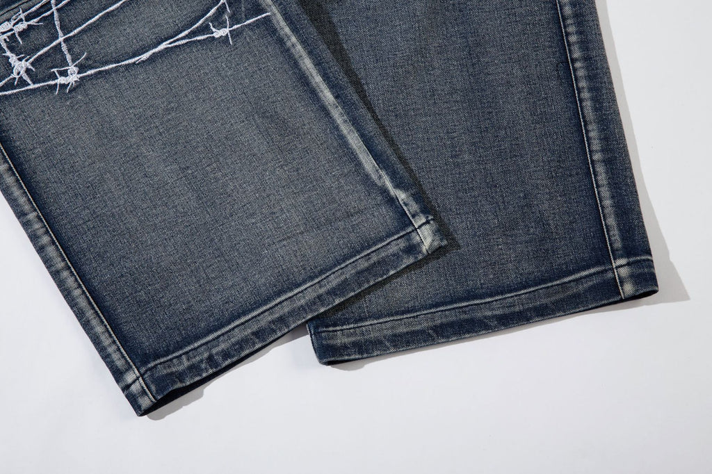 YAVIORA Multi-Pocket Workwear Denim Jeans