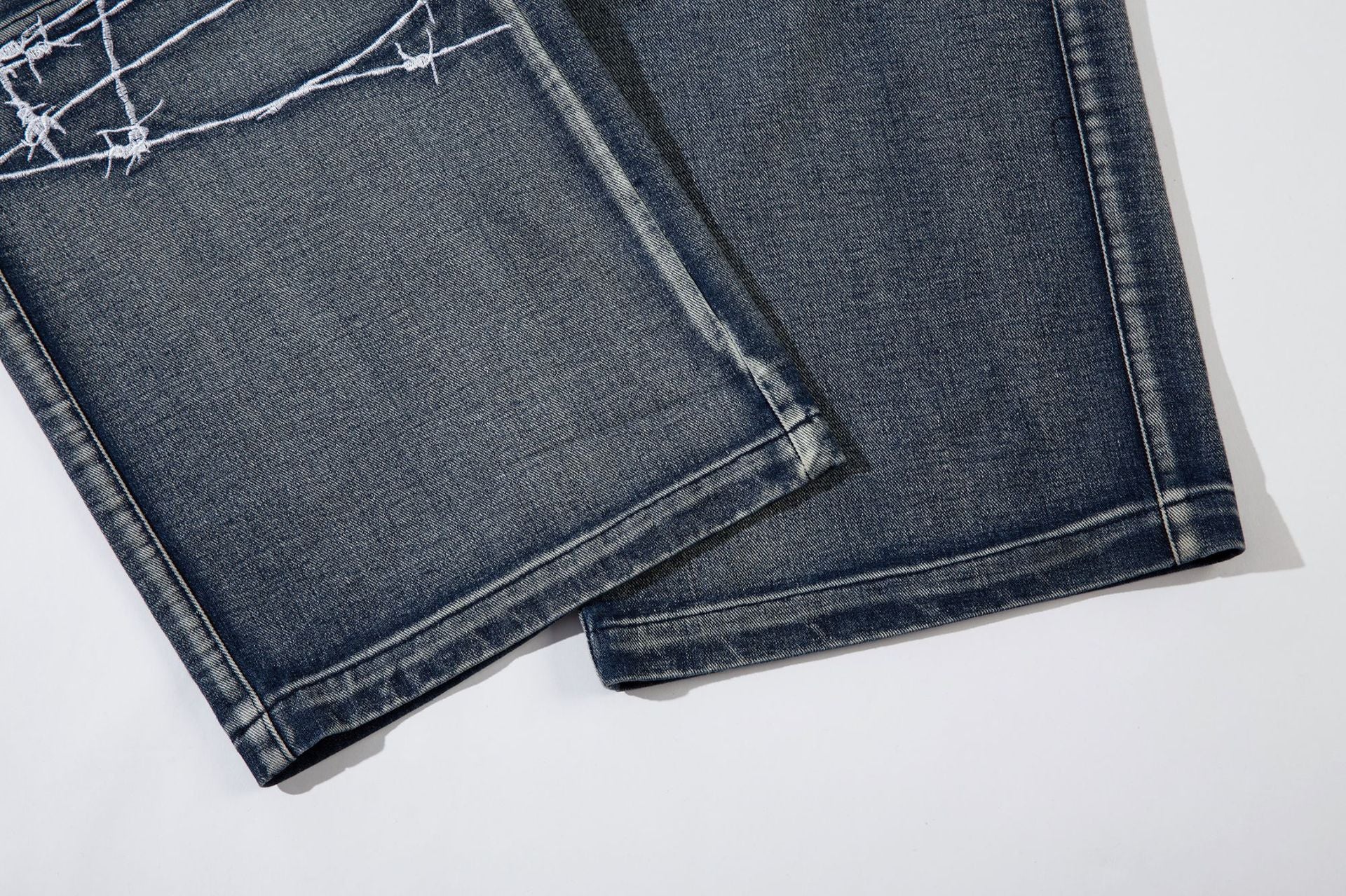 YAVIORA Multi-Pocket Workwear Denim Jeans