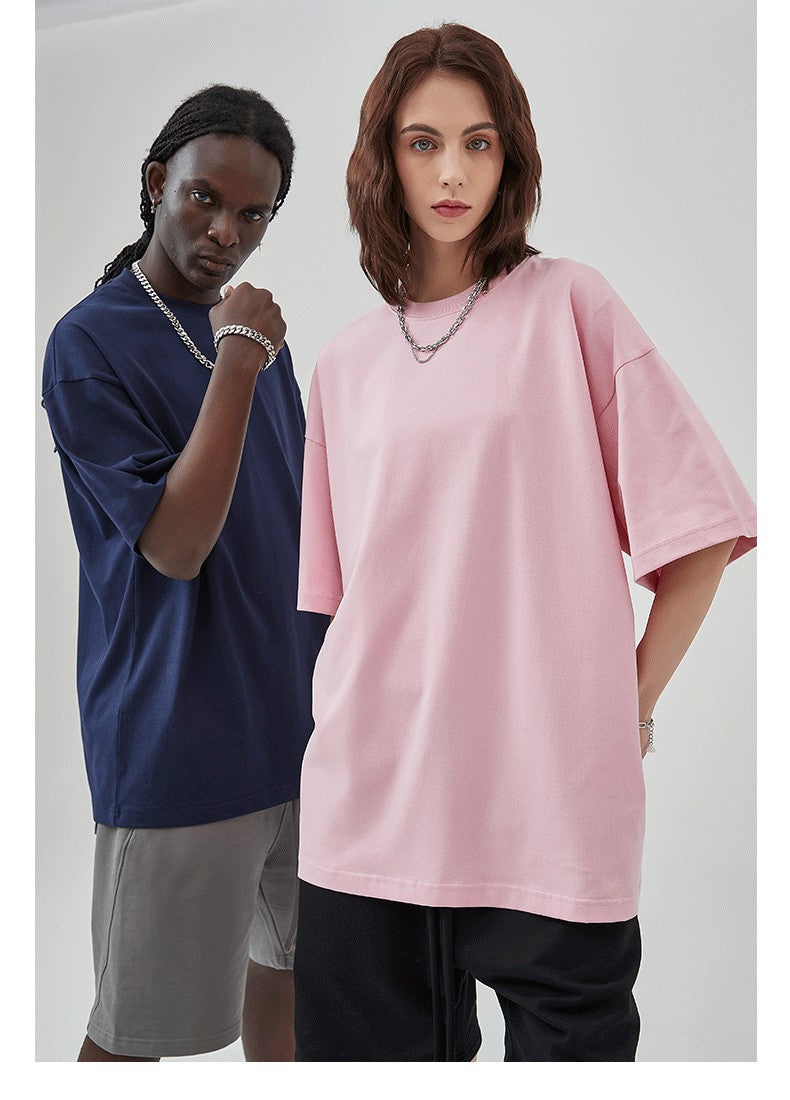 Yaviora 230G Double Yarn Pure Cotton Short-Sleeve T-Shirt