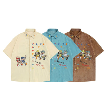 YAVIORA Hip-Hop Vintage Shirt