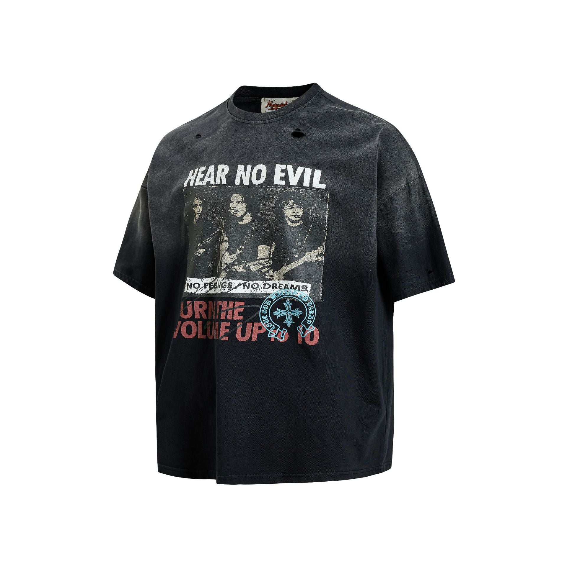 YAVIORA "Hear No Evil" Gradient T-Shirt