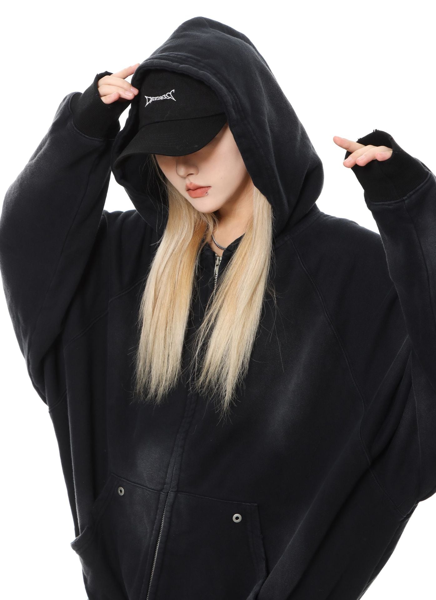 YAVIORA Distressed Hoodie