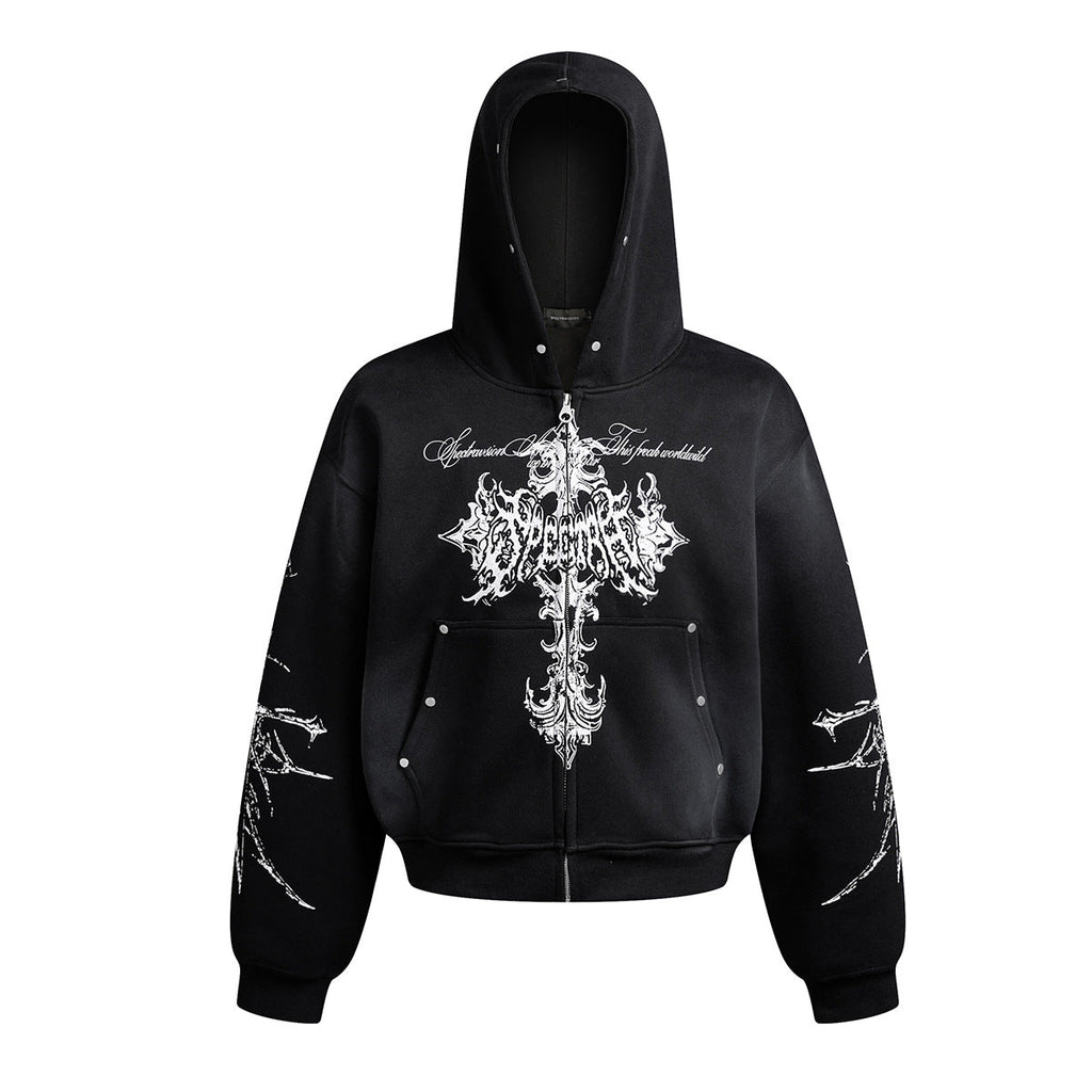 YAVIORA Cross Dyed Hoodie