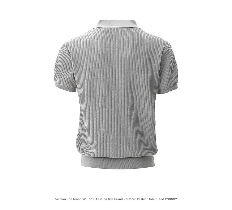 YAVIORA Knit Polo Shirt
