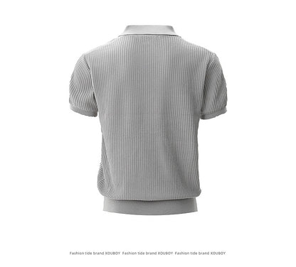 YAVIORA Knit Polo Shirt
