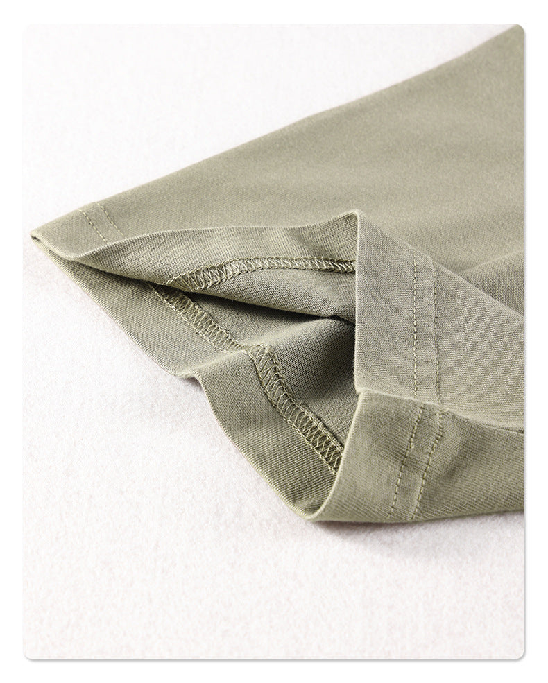 Yaviora 230G Double Yarn Pure Cotton Short-Sleeve T-Shirt