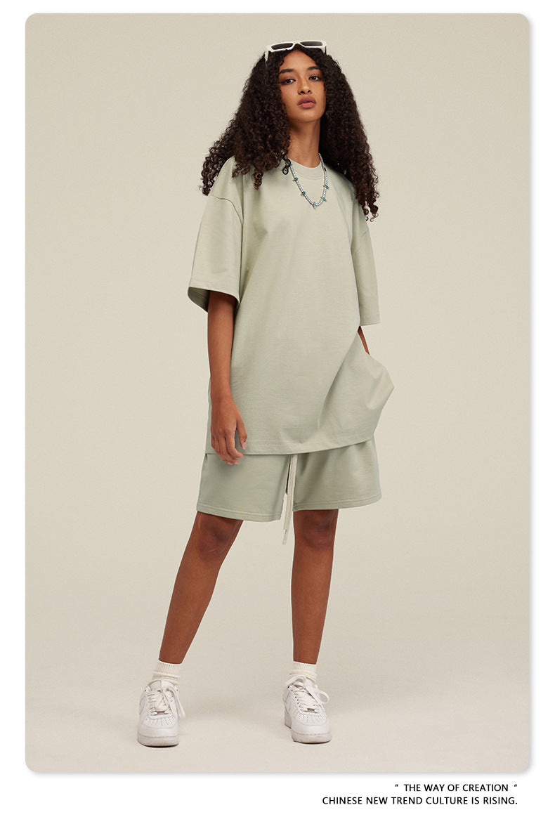 Yaviora Summer American Style Solid Color Loose T-Shirt