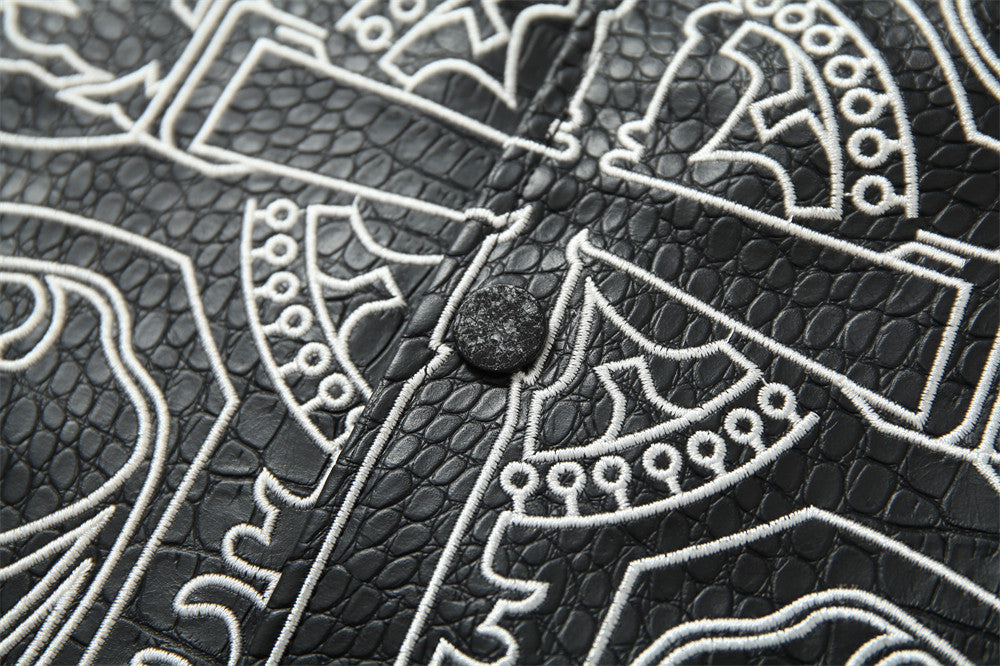 YAVIORA Embroidered Baseball Jacket