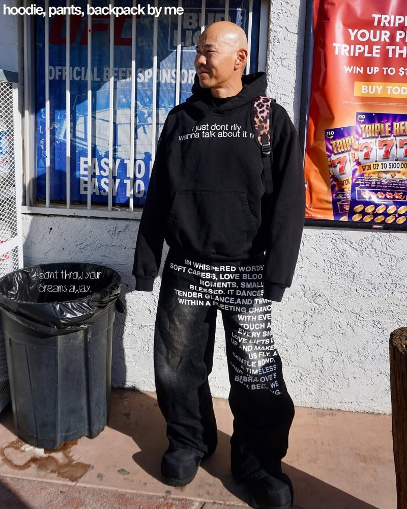 Y2K Men's Hip-Hop Jeans with American-Style Graphic Lettering