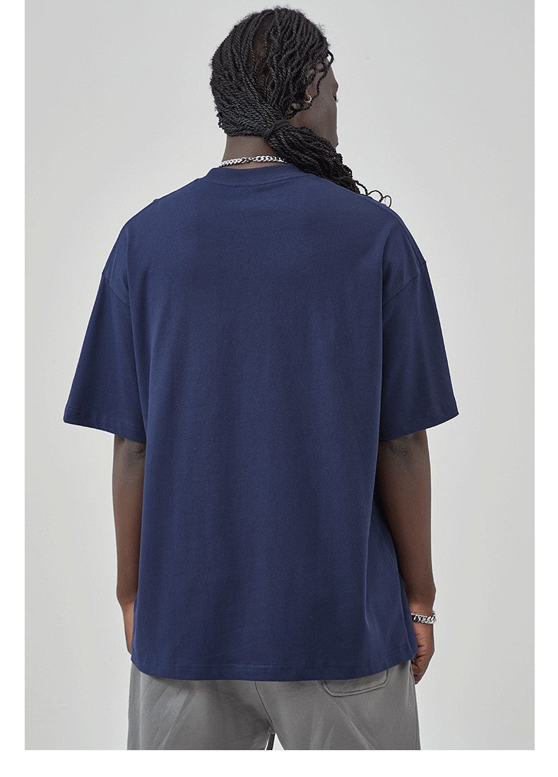 Yaviora 230G Double Yarn Pure Cotton Short-Sleeve T-Shirt