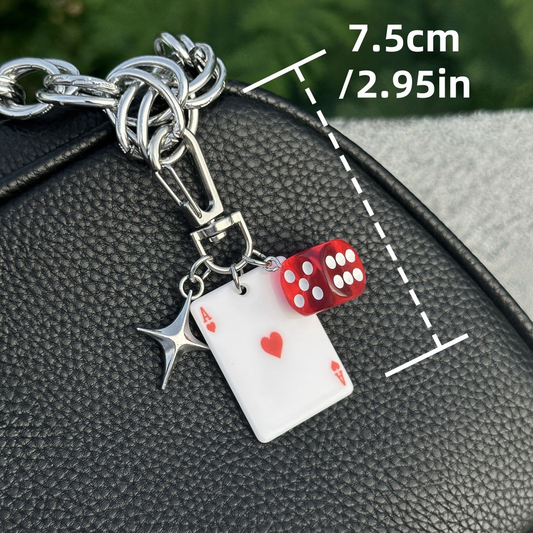 Yaviora Poker Card Multi-element Keychain