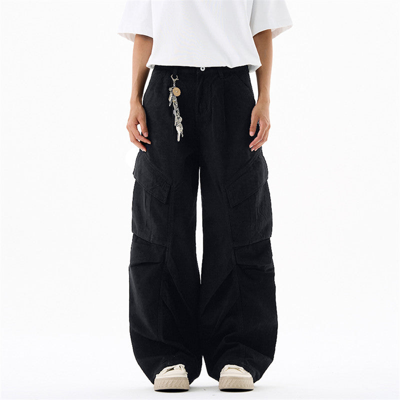 YAVIORA Pleated Cargo Pants