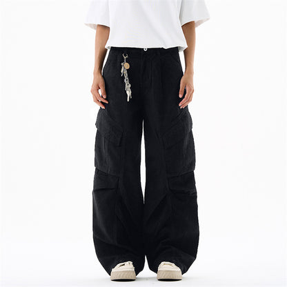 YAVIORA Pleated Cargo Pants