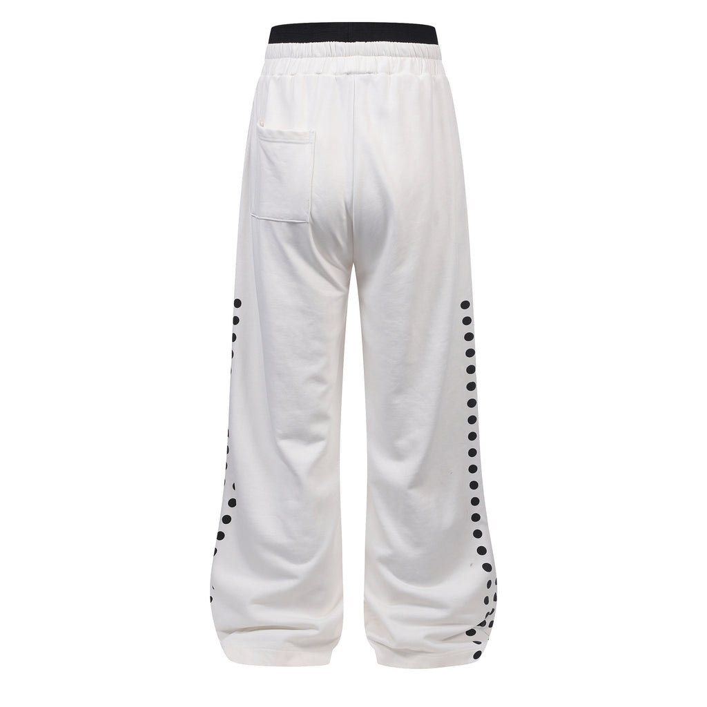 AVIORA Washed Ripped Drape Track Pants