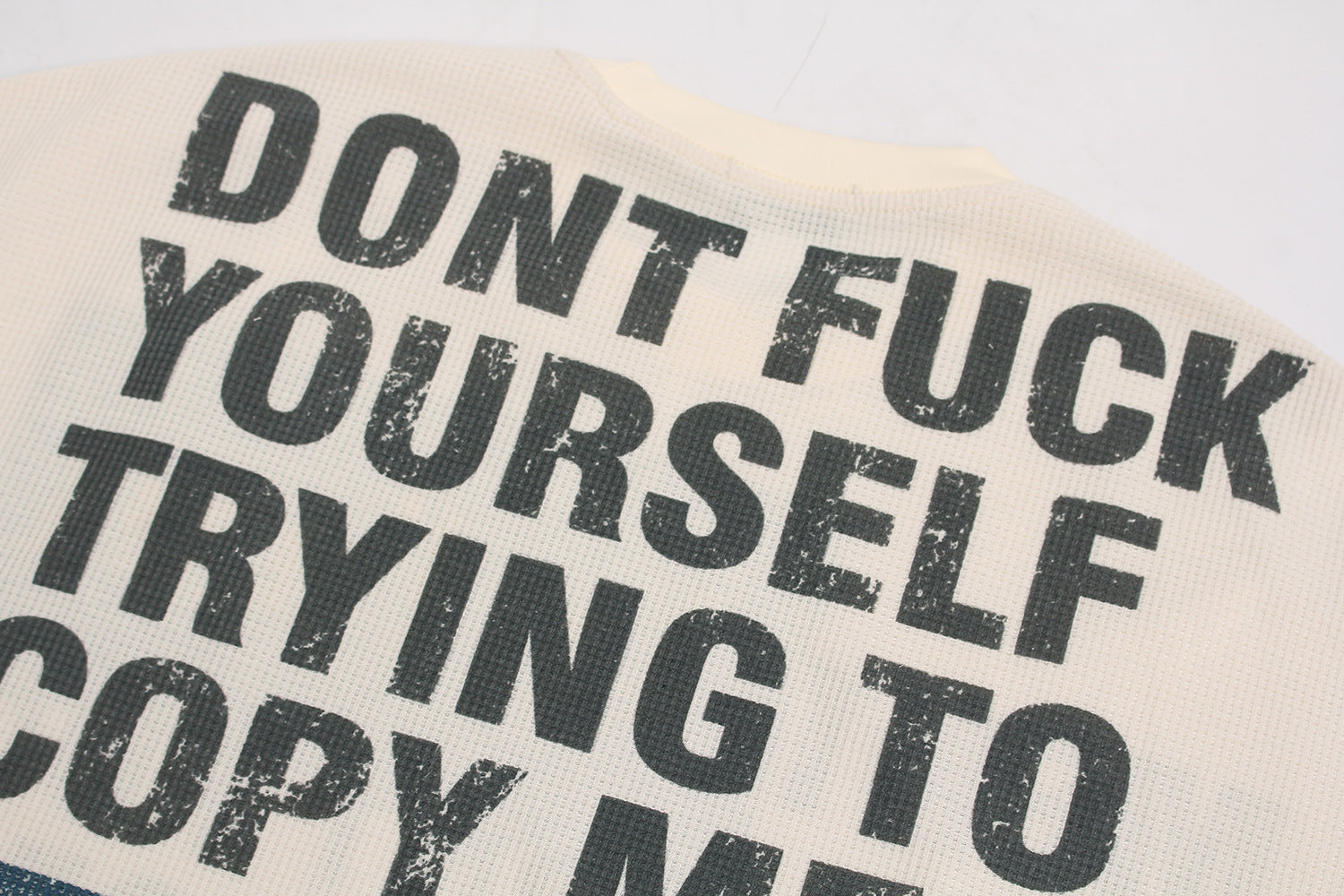 YAVIORA MENT INFANT DONT FUC YOURSELF  Waffle Long-Sleeve T-Shirt