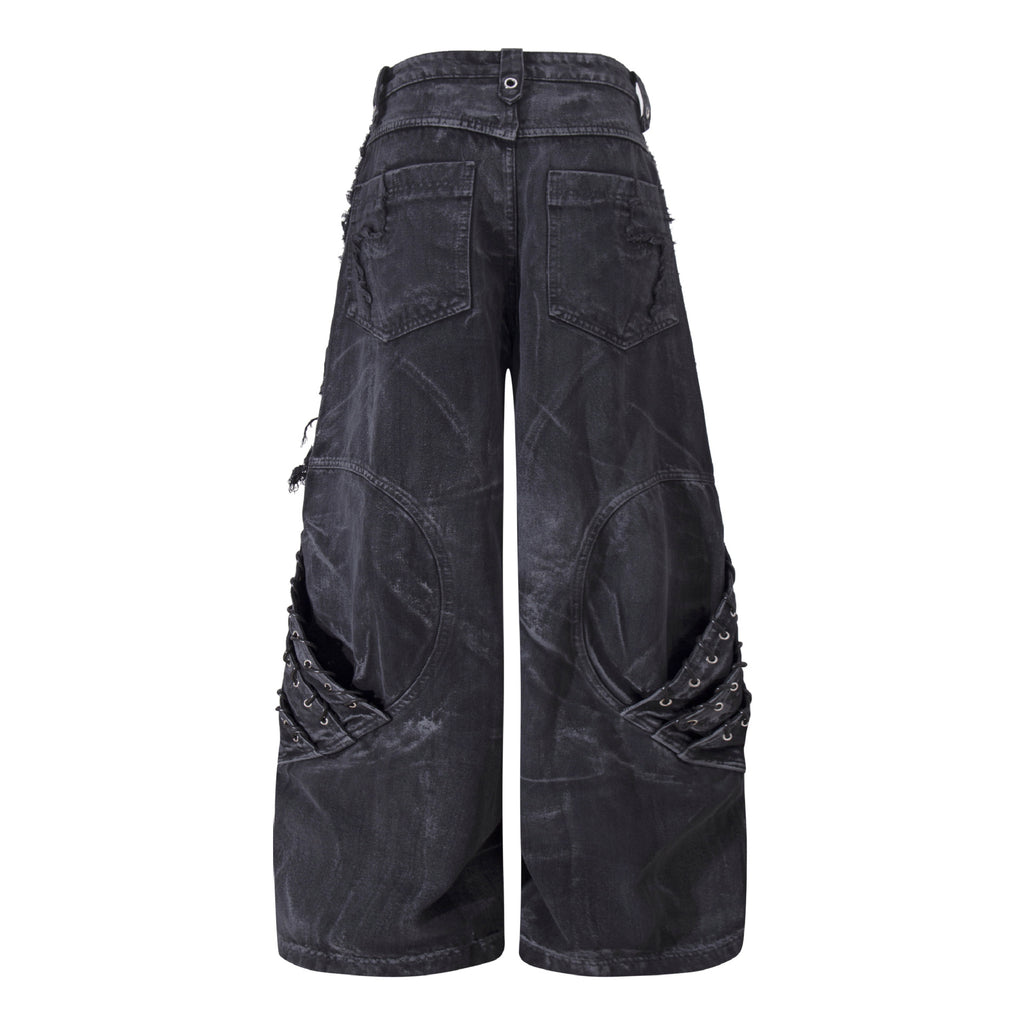 YAVIORA Painted Wash Jeans