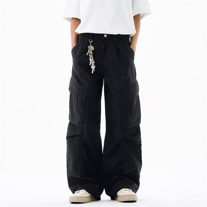 YAVIORA Pleated Cargo Pants