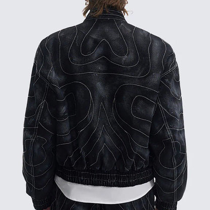 YAVIORA Embroidered Denim Jacket