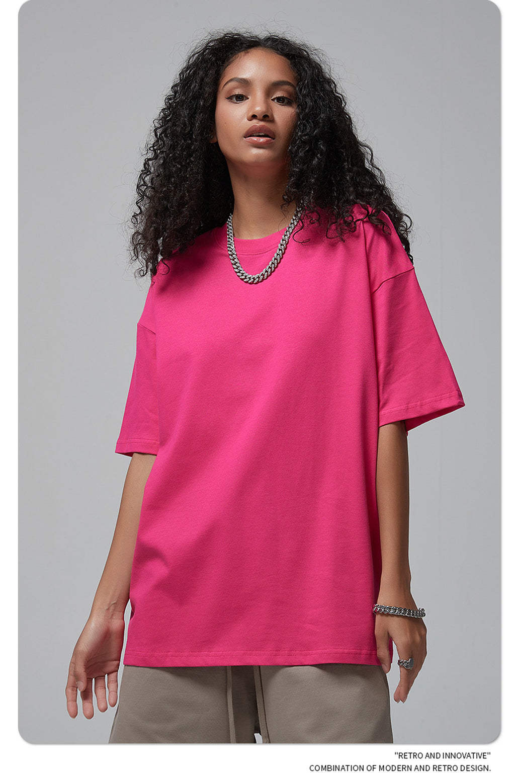 Yaviora 230G Double Yarn Pure Cotton Short-Sleeve T-Shirt