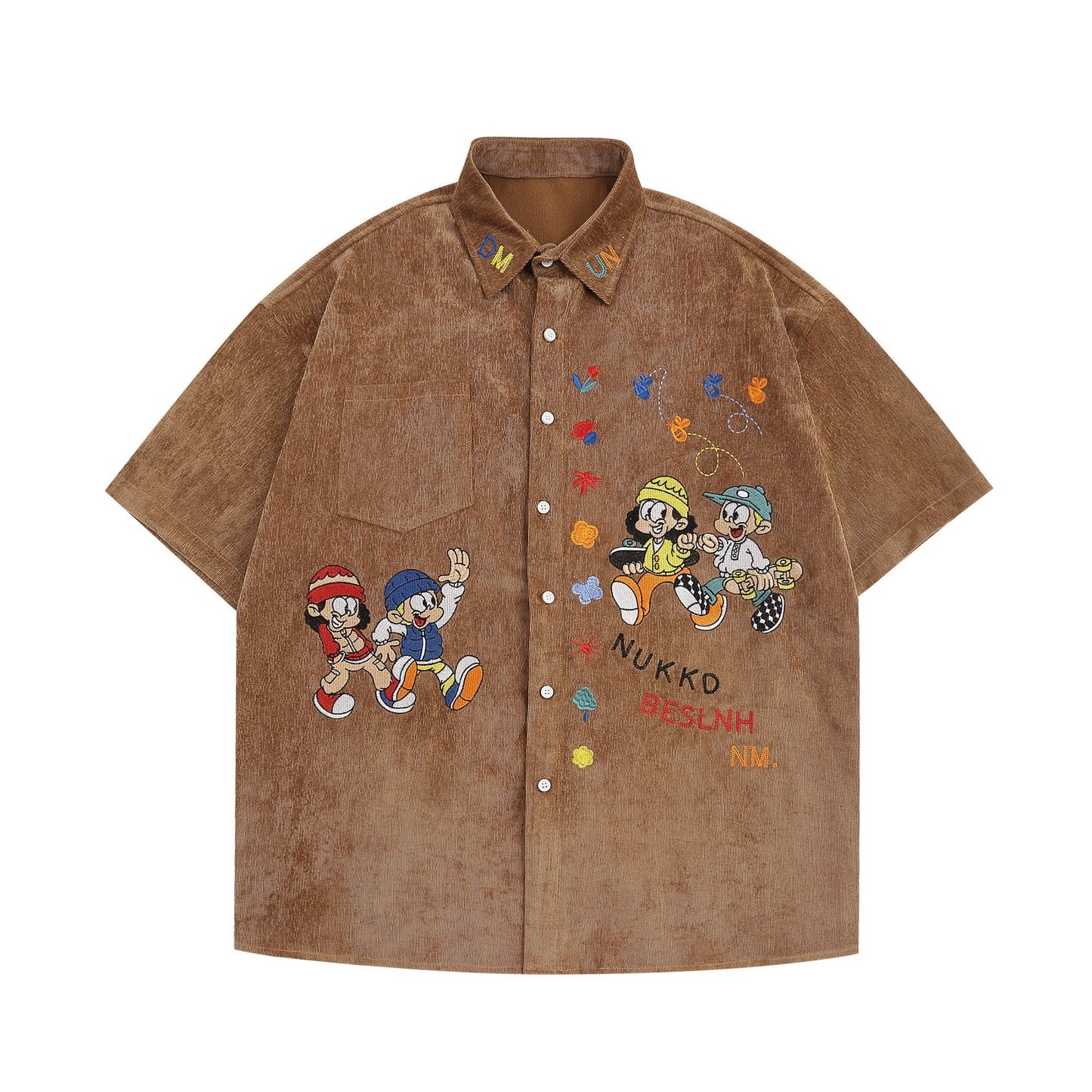 YAVIORA Hip-Hop Vintage Shirt
